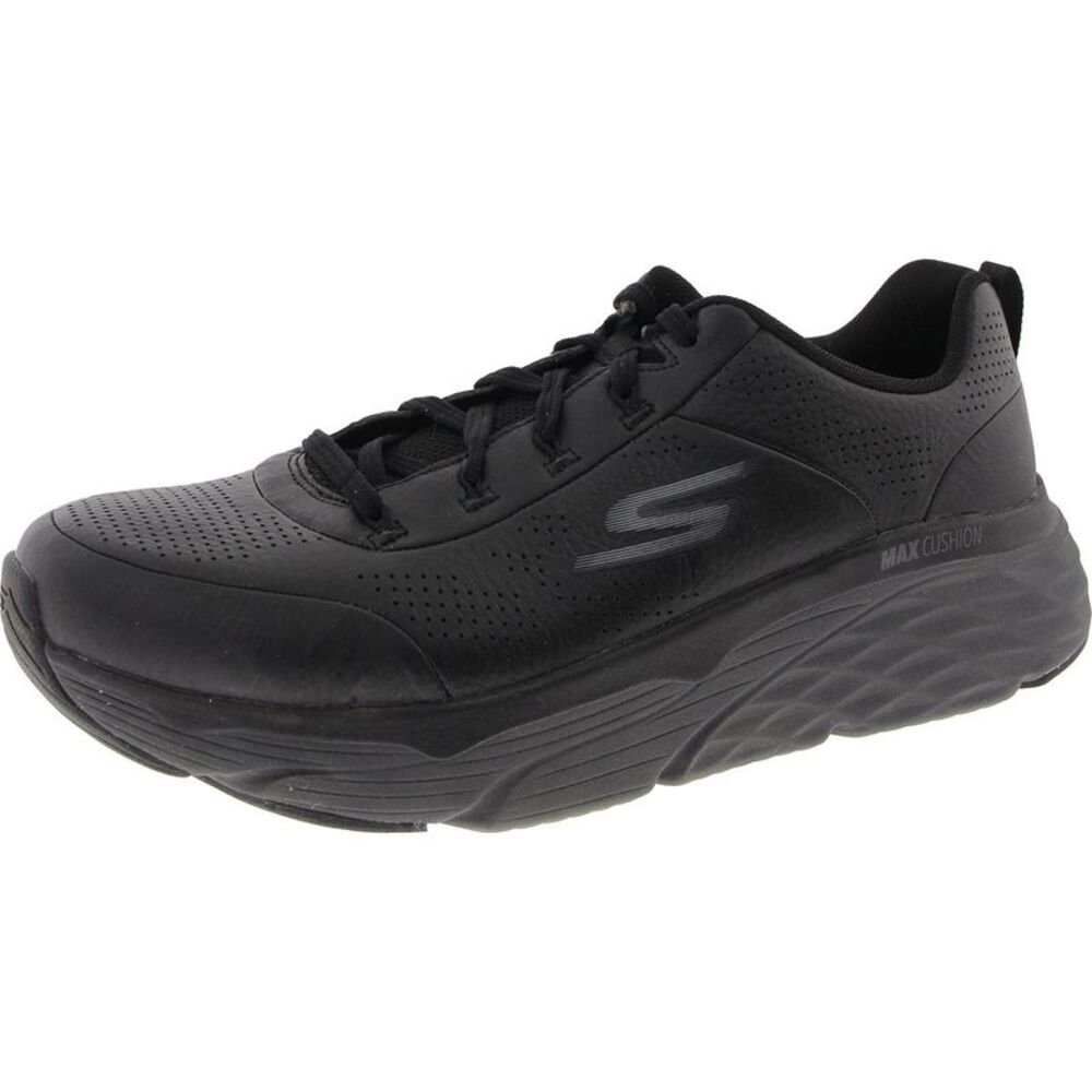 Skechers Men's Black Max Cushioning Slip-Resistant Sneaker